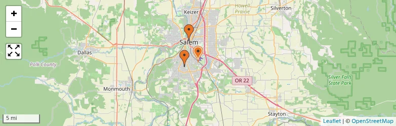 Related schools map