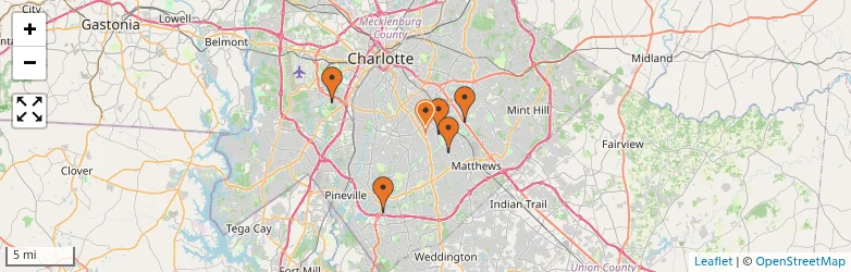 Related schools map