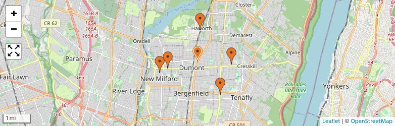 Related schools map