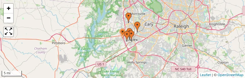 Related schools map