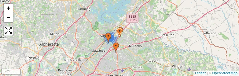 Related schools map