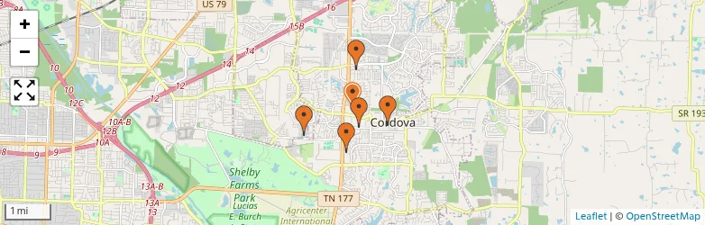 Related schools map