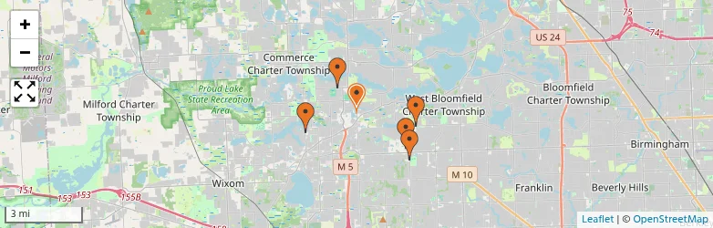 Related schools map