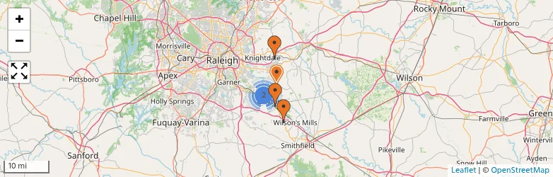 Related schools map