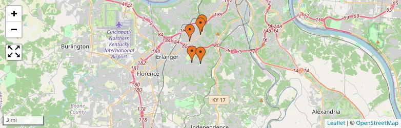 Related schools map