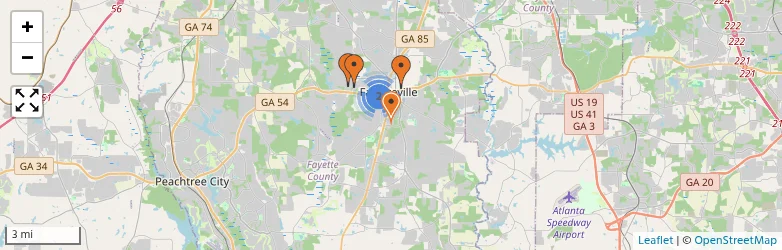 Related schools map