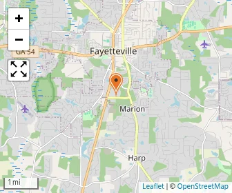Map of South Fayetteville KinderCare