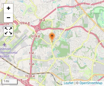 Map of Greensboro KinderCare
