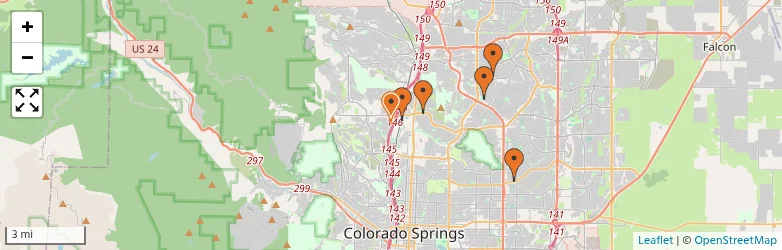 Related schools map