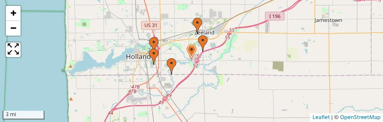 Related schools map