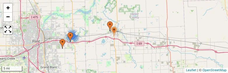 Related schools map