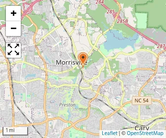 Map of Morrisville KinderCare