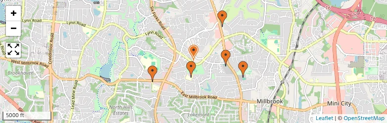 Related schools map
