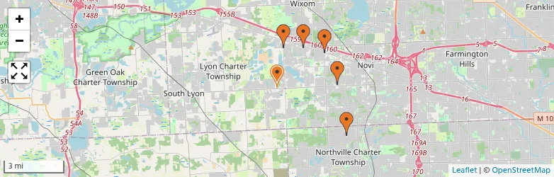 Related schools map