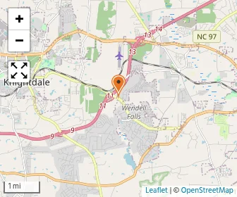 Map of KinderCare at Wendell Falls