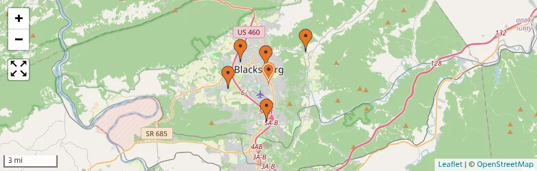 Related schools map