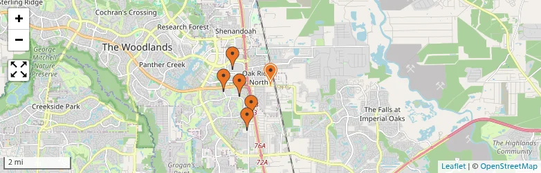 Related schools map