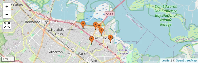 Related schools map