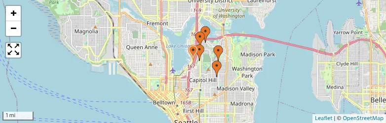Related schools map
