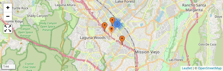 Related schools map
