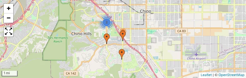 Related schools map
