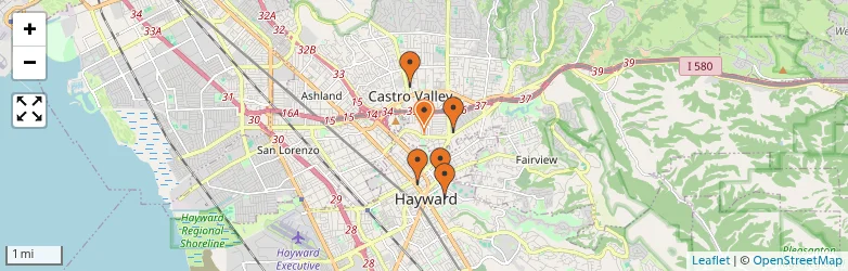 Related schools map
