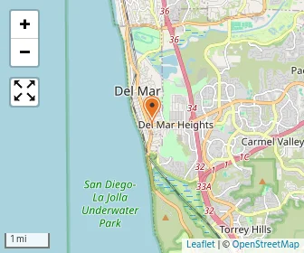 Map of Torrey Pines Montessori Center