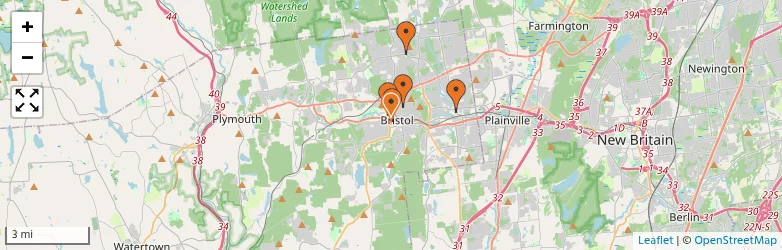 Related schools map