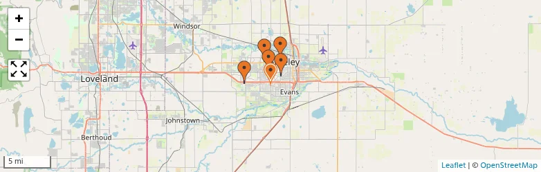Related schools map