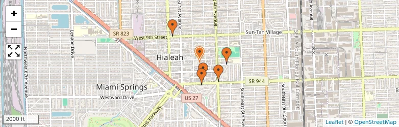 Related schools map