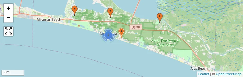 Related schools map