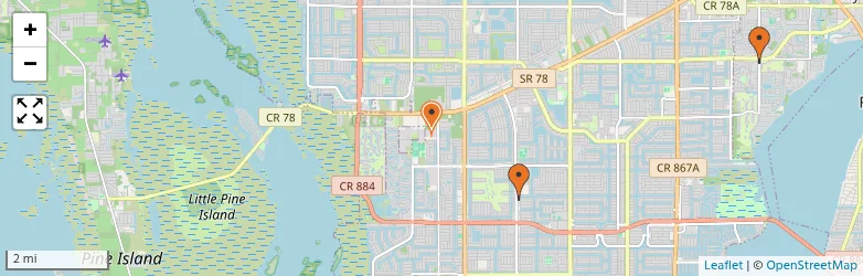 Related schools map