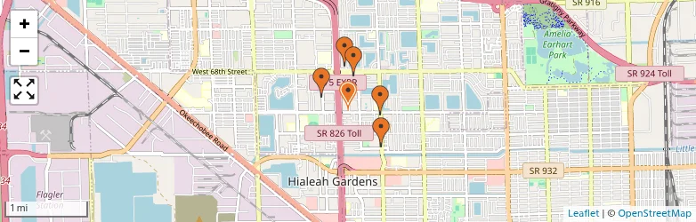 Related schools map