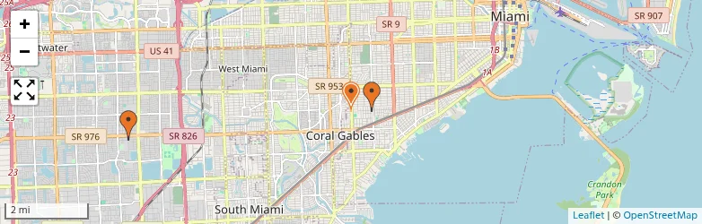 Related schools map