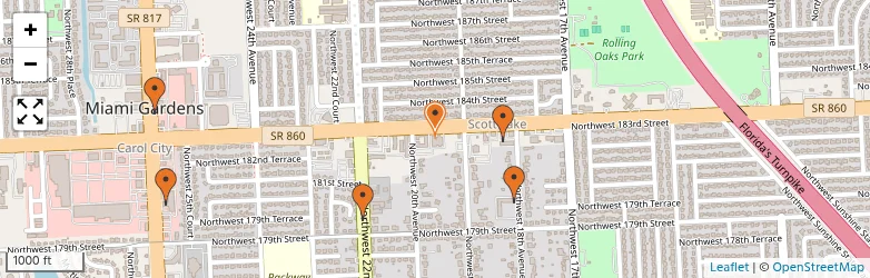 Related schools map