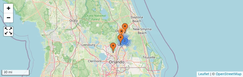 Related schools map