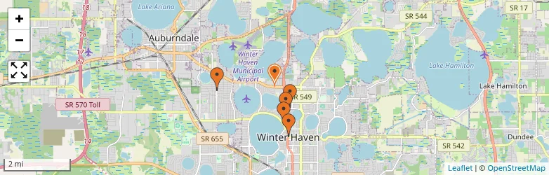 Related schools map