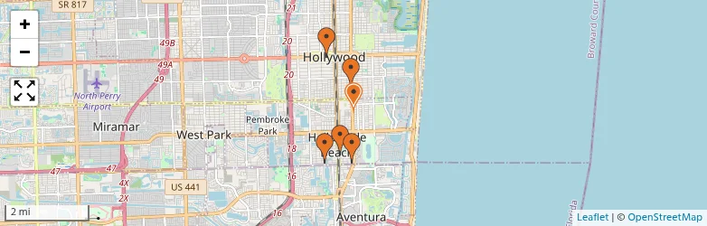 Related schools map