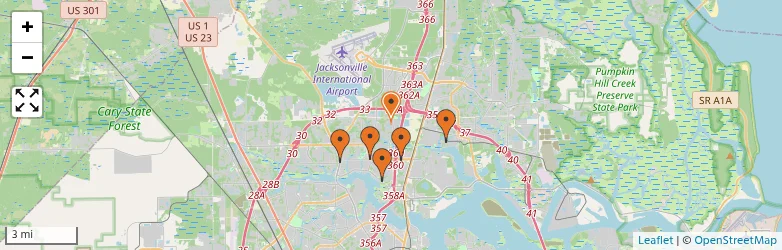 Related schools map