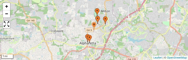 Related schools map