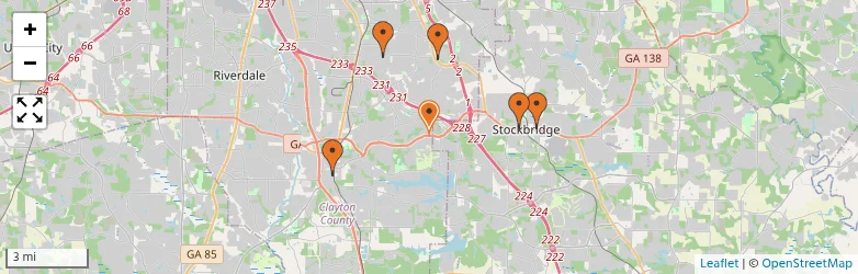 Related schools map