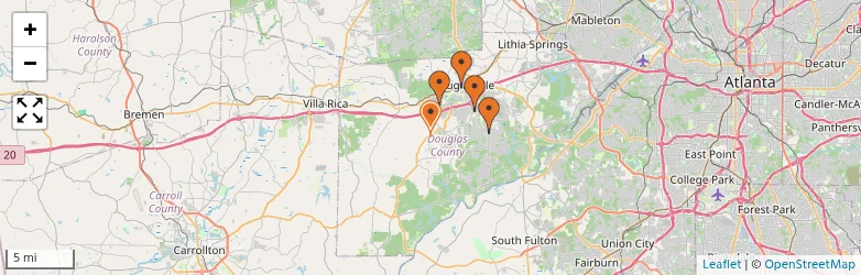 Related schools map