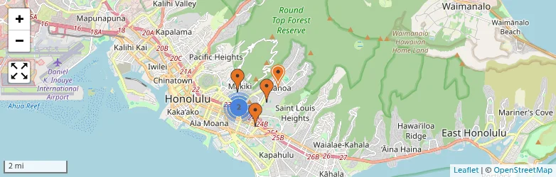 Related schools map