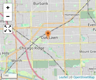Map of Southwest Chicago Christian School-oak Lawn