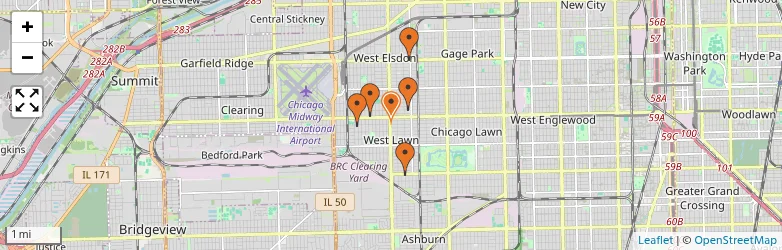 Related schools map
