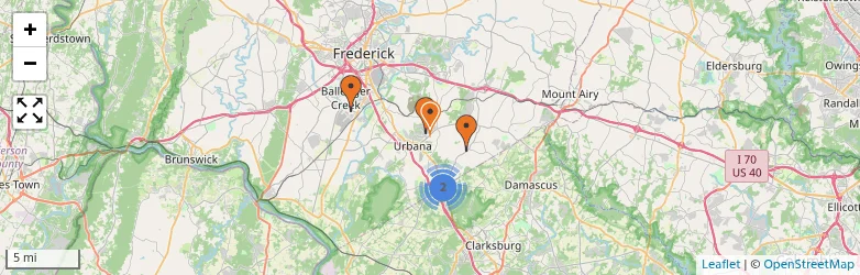 Related schools map