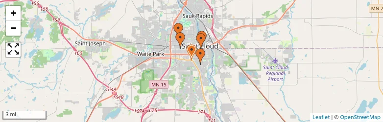 Related schools map