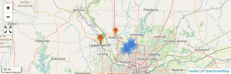 Related schools map