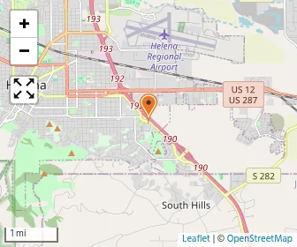 Map of Shodair Children's Hospital