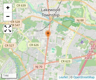 Map of Bnos Tzippa